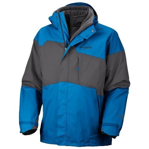 Columbia Men's Patrol Parka Parka, Compass Blue, L