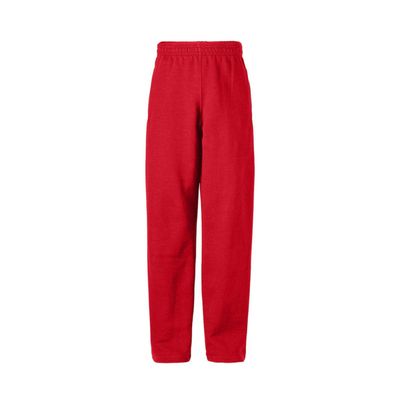 Soffe Youth Open Bottom Heavy Weight Pocket Sweatpant, Red, Small