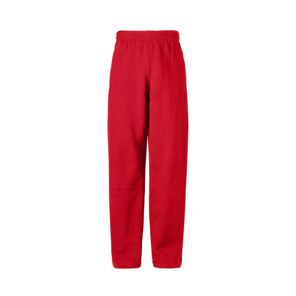 Soffe Youth Open Bottom Heavy Weight Pocket Sweatpant, Red, Small
