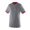 Augusta Sportswear Mens Ringer T-Shirt  Soft Jersey Knit Tee with Contrast Collar, Cuffs, and Classic Set-in Sleeves 6M view 1