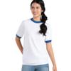 Augusta Sportswear Mens Ringer T-Shirt Soft Jersey Knit Tee with Contrast Collar, Cuffs, and Classic Set-in Sleeves A8 view 2
