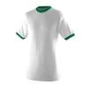 Augusta Sportswear Mens Ringer T-Shirt  Soft Jersey Knit Tee with Contrast Collar, Cuffs, and Classic Set-in Sleeves Z8 view 1