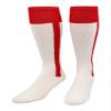 TCK 2-in-1 Baseball Stirrup Socks | Classic Knit-In Design | Made in USA - Scarlet, X-Small - Scarlet,X-Small view 1