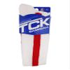 TCK 2-in-1 Baseball Stirrup Socks | Classic Knit-In Design | Made in USA - Scarlet, X-Small - Scarlet,X-Small view 4