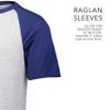 Augusta Sportswear Youth Baseball Short Sleeve Tee 2.0, Athletic Heather/Navy, S view 4