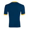Augusta Sportswear Mens Ringer T-Shirt  Soft Jersey Knit Tee with Contrast Collar, Cuffs, and Classic Set-in Sleeves L6 Navy/Gold view 4