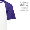 Augusta Sportswear Youth Baseball Short Sleeve Tee 2.0, White/Purple, S view 3