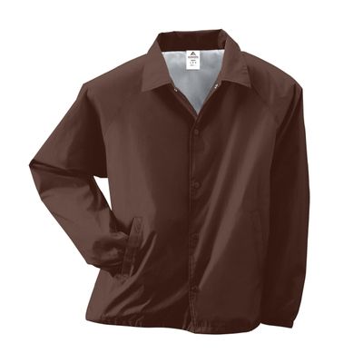 Augusta Sportswear Nylon Coach's Jacket/Lined - Rain-Ready, Water-Resistant Outerwear for Coaches & Outdoor Activities