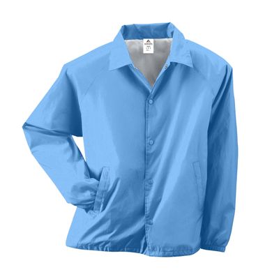 Augusta Sportswear Nylon Coach's Jacket/Lined - Rain-Ready, Water-Resistant Outerwear for Coaches & Outdoor Activities
