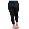 Capezio girls Hold & Stretch Footless Tight Socks, Black, Medium/Small (6-8) view 3