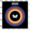 Butterfly Sriver Table Tennis Rubber | 1.5 mm, 1.7 mm, 1.9 mm, 2.1 mm, or MAX | Red or Black | 1 Inverted Table Tennis Rubber Sheet | Professional Table Tennis Rubber view 1