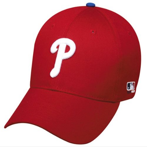 OC Sports Philadelphia Phillies (Home - Red) Youth (Ages Under 12) Adjustable Hat Baseball Ball Cap