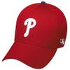OC Sports Philadelphia Phillies (Home - Red) Youth (Ages Under 12) Adjustable Hat Baseball Ball Cap view 1
