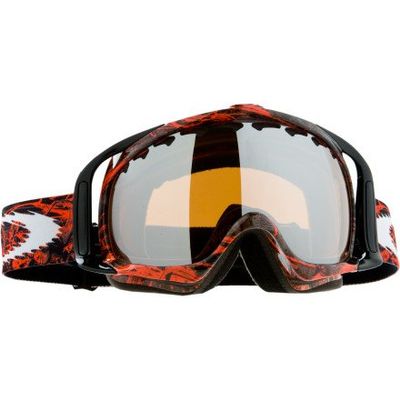 Oakley Unisex Adult O Frame Rectangular Lexan Asian Fit Snow Goggles (Black, Black Iridium)