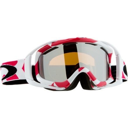 Oakley Unisex Adult A Frame Rectangular Plutonite Snow Goggles (Lava, Black Iridium)