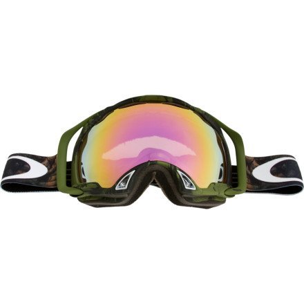 Oakley Unisex-Adult Terje Splice Snow Goggles(Green,VR50 Pink Iridium)
