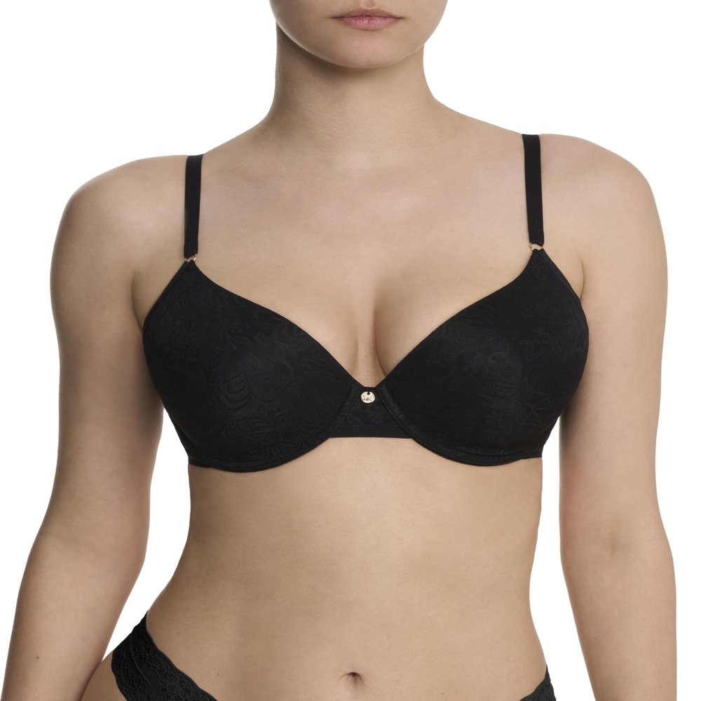 Natori Women's Jacquard Contour Underwire Bra, Black, 36D
