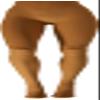 Forum Novelties Women's Plus-Size Novelty Solid Color Queen Tights, Beige, Plus view 3