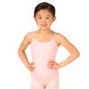 Mirella Girl's Classic V-Back Camisole Dance Leotard,Buttercup,4-6 view 1