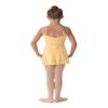 Mirella Girl's Georgette Mock Wrap Dance Skirt Buttercup Small view 2
