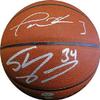 Dwyane Wade and Shaquille O'Neal Autographed Basketball - Autographed Basketballs view 1