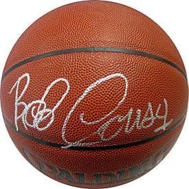Bob Cousy Autographed Basketball - Autographed Basketballs