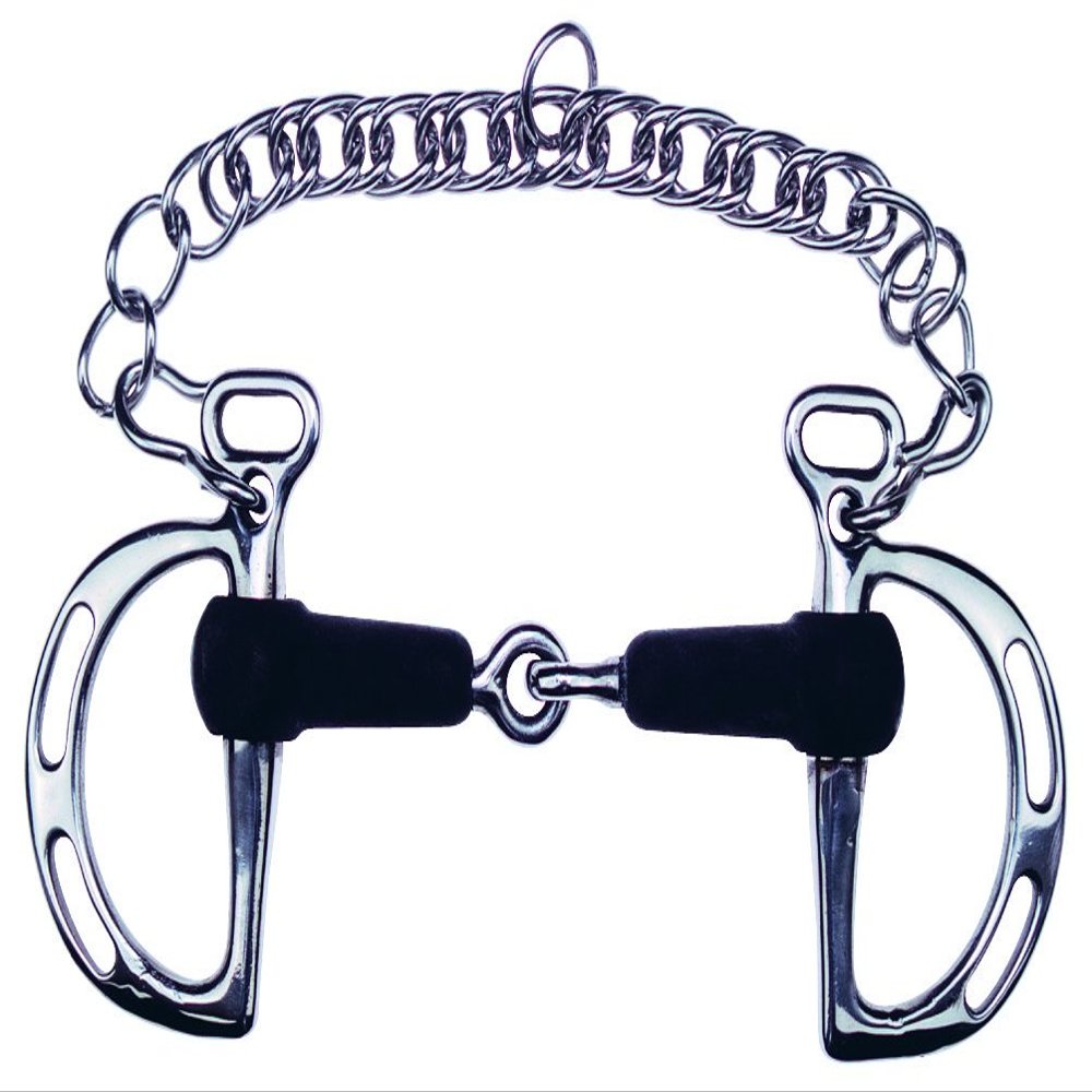 FEELING Jointed Kimberwick Bit in rubber - Size of mouthpiece : 125 mm -