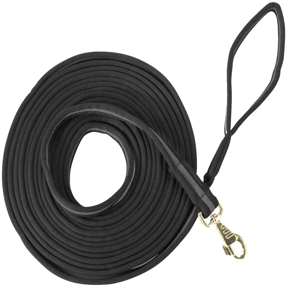 EKKIA 520108112 520108112 Equestrian Rein, Black and Gray