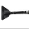 EKKIA 951102211 FLECK NUBUCK HAND.WHIP BLK/GRY 951102211 Riding Equipment Whip Black view 1