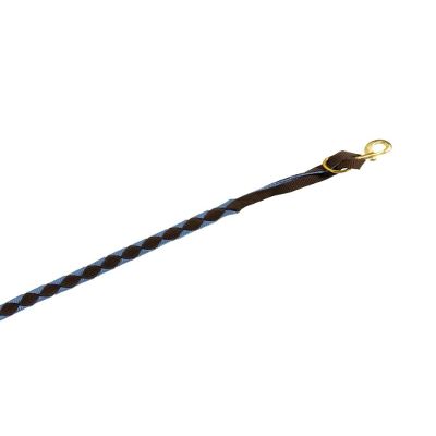 EKKIA 520069124 520069124 Equestrian Equipment, Blue Americ.Lead Rope Choco/LtBlue