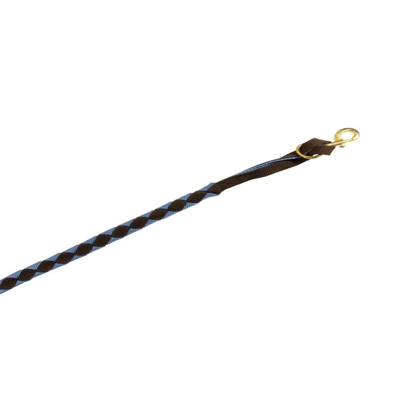 EKKIA 520069124 520069124 Equestrian Equipment, Blue Americ.Lead Rope Choco/LtBlue