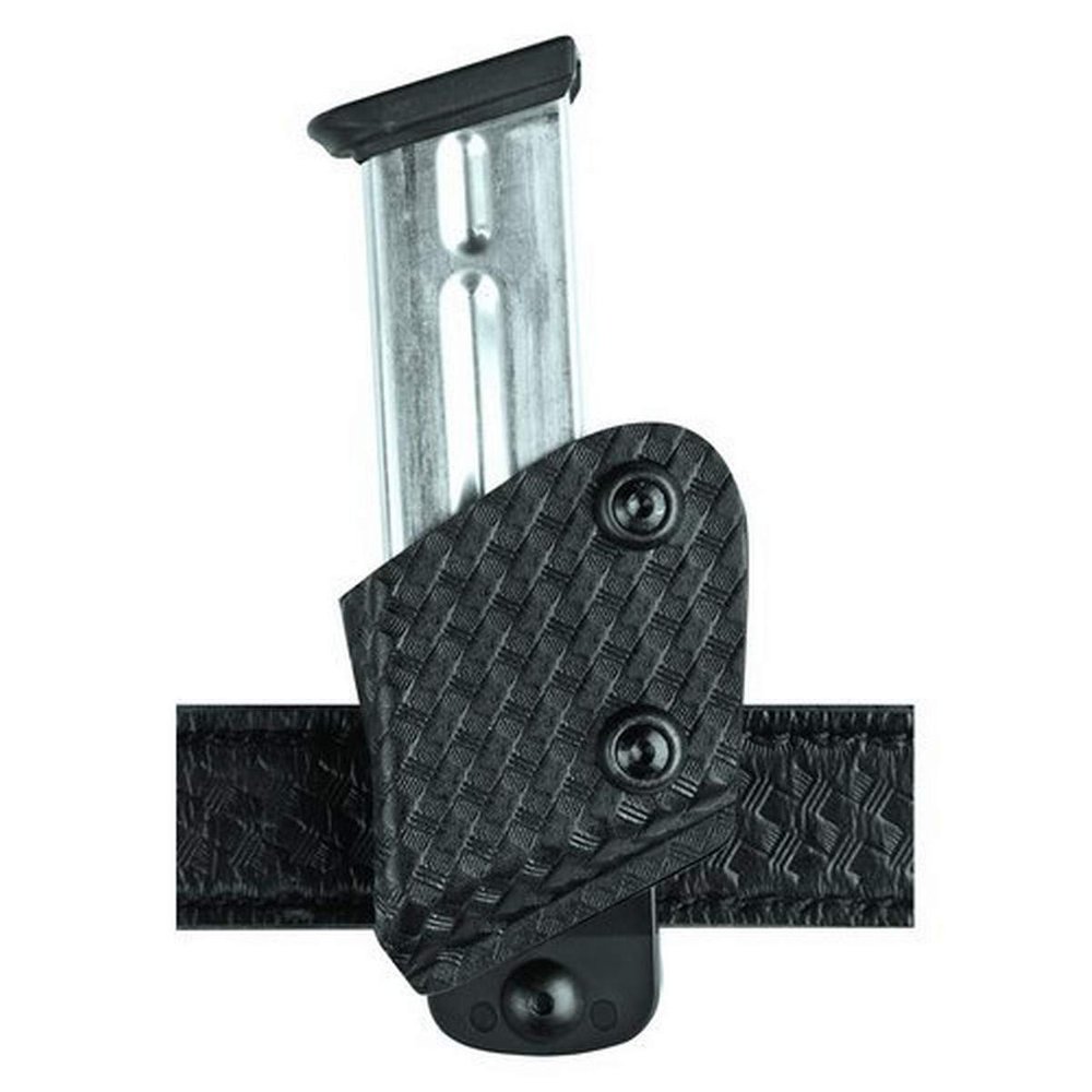 Safariland 773 Competition Open Top Magazine Pouch, 1911 Government Style, STX Tactical Black, Left Hand, 2'' Belt Loop