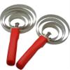 EKKIA Round Metal.Currycomb W/Hand. 700029 700029 Equestrian Equipment view 1