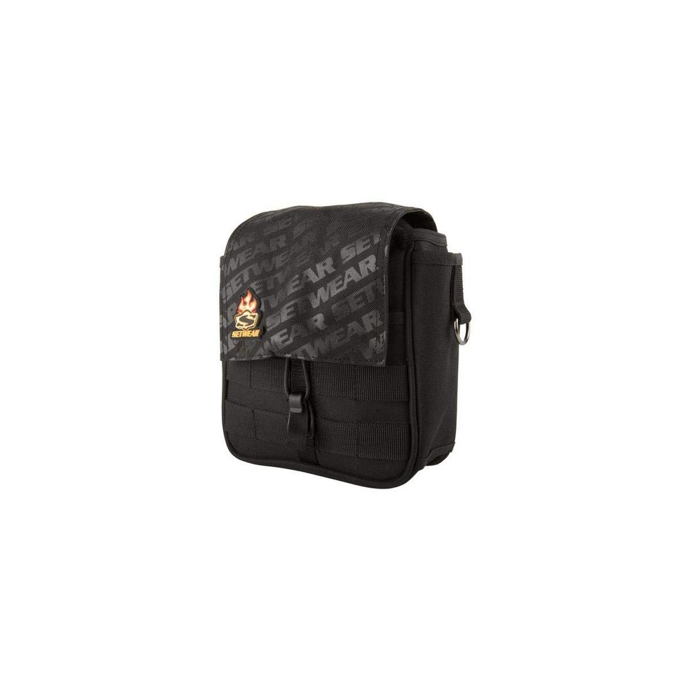 SetWear Small AC Pouch (7"Hx 7"W) - Black