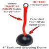 Ironcompany.com LPG Muscle Tri-Bells 4" Single Dome Tricep Rope Cable Machine Attachment view 2