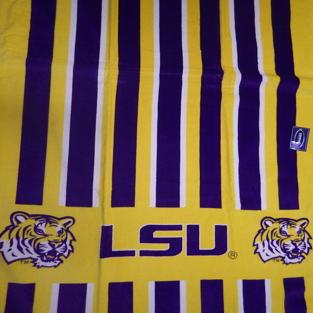FOCO Lsu 30X60 Printed Thematic Towel
