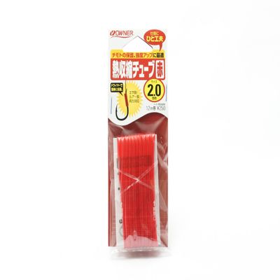 Owner 81031-020 81031 Heat Shrink Tubing - Red 1.2M Red 2.00mm