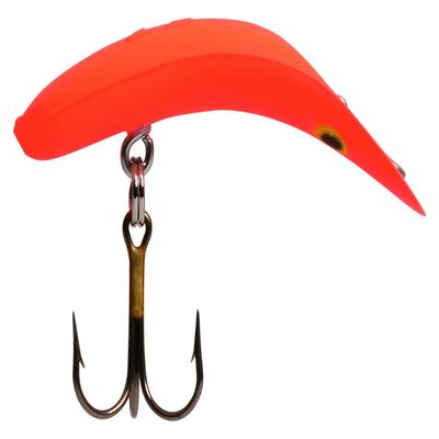 Yakima Bait Flatfish F-7 High Action Plug, 2 1/4-Inch, Fluorescent Red