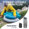 Sea to Summit Aeros Ultralight Inflatable Camping and Travel Pillow, Regular, Grey view 2