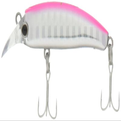 TackleHouse Minnow Keeper Pupus 1.7 inches (42 mm), 0.1 oz (3.5 g), Hologram Pink #F4 QPA42 Lure