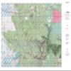 Beartooth Publishing Hunting Unit 8 (Western State Hunt Area Maps, AZ-8) Topographic Map, Matte Finish, Pink view 1