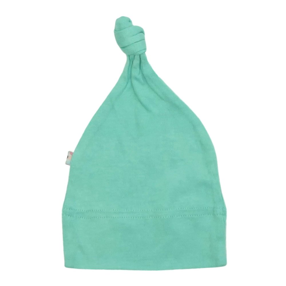 Babysoy Unisex-Baby Newborn O Soy Hat (12-24 Months, Seafoam)