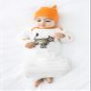 Babysoy Unisex-Baby Newborn O Soy Hat, Tangerine, 6-12 Months view 2