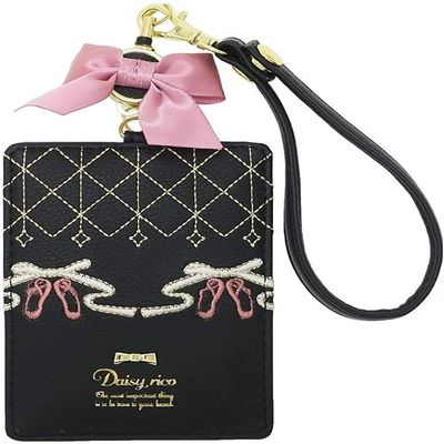 ARDIE() Women's DR14-10 Single Sided Pass Case with Reel, Black, One Size