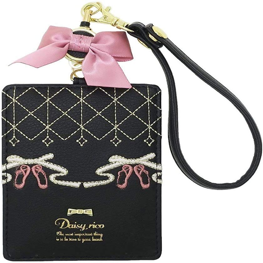 ARDIE() Women's DR14-10 Single Sided Pass Case with Reel, Black, One Size