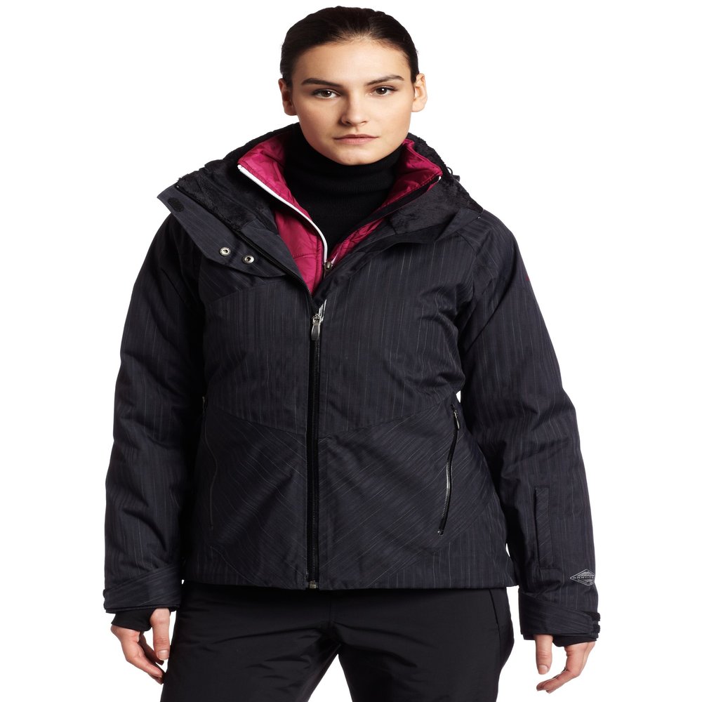 Columbia Women's Black Diamond Dash Parka,Black,X-Small