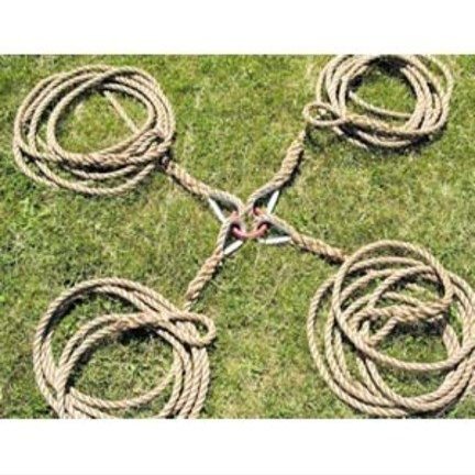 Jammar Mfg. 4-Way Outdoor Tug of War Rope (Unmanila)