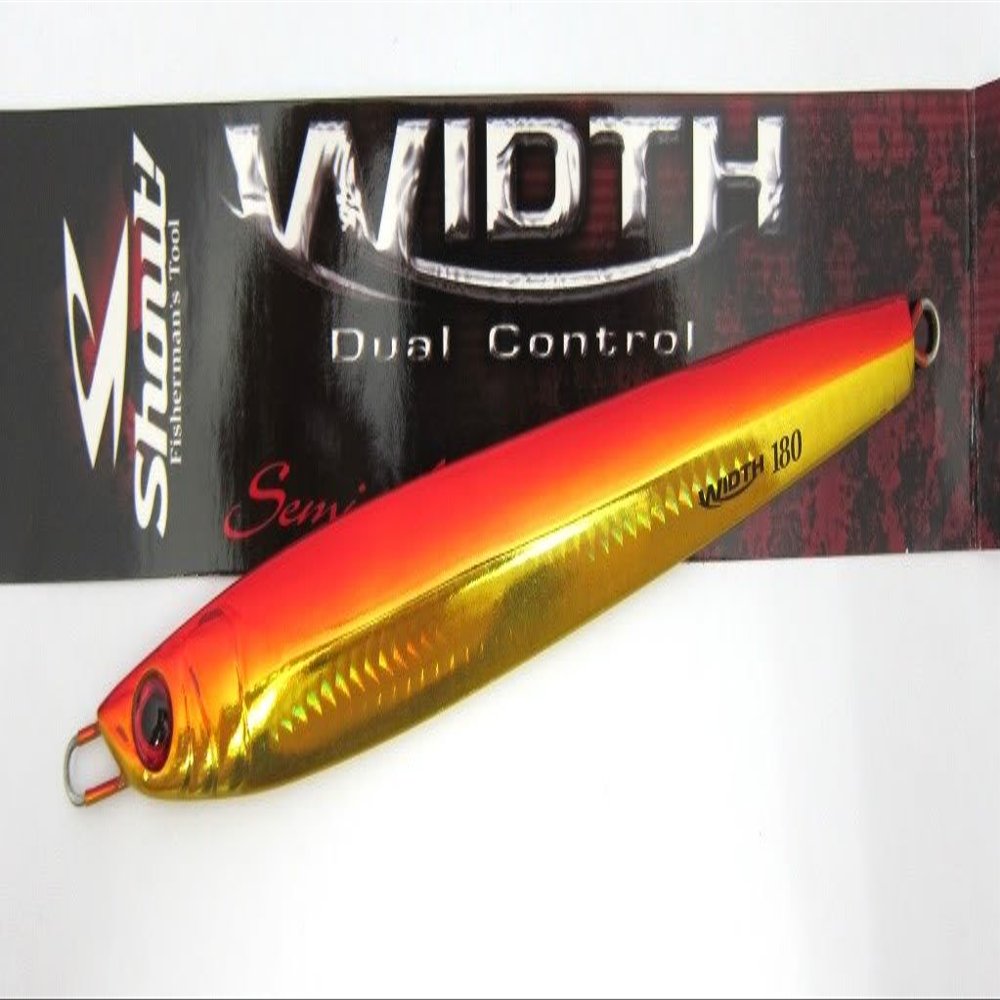 Shaut! Metal Jig Width 7.5 oz (210 g), Red Gold #22 (RG) 164WD Lure