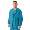Medline AngelStat Unisex Snap-Front Warm-Up Scrub Jacket, Peacock, Size X-Small view 4