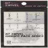 NT Swivel (N) T-Shirt. Swivel) NT pawa-suiberu Black Hangers Pack 50 Pack # 5 view 2
